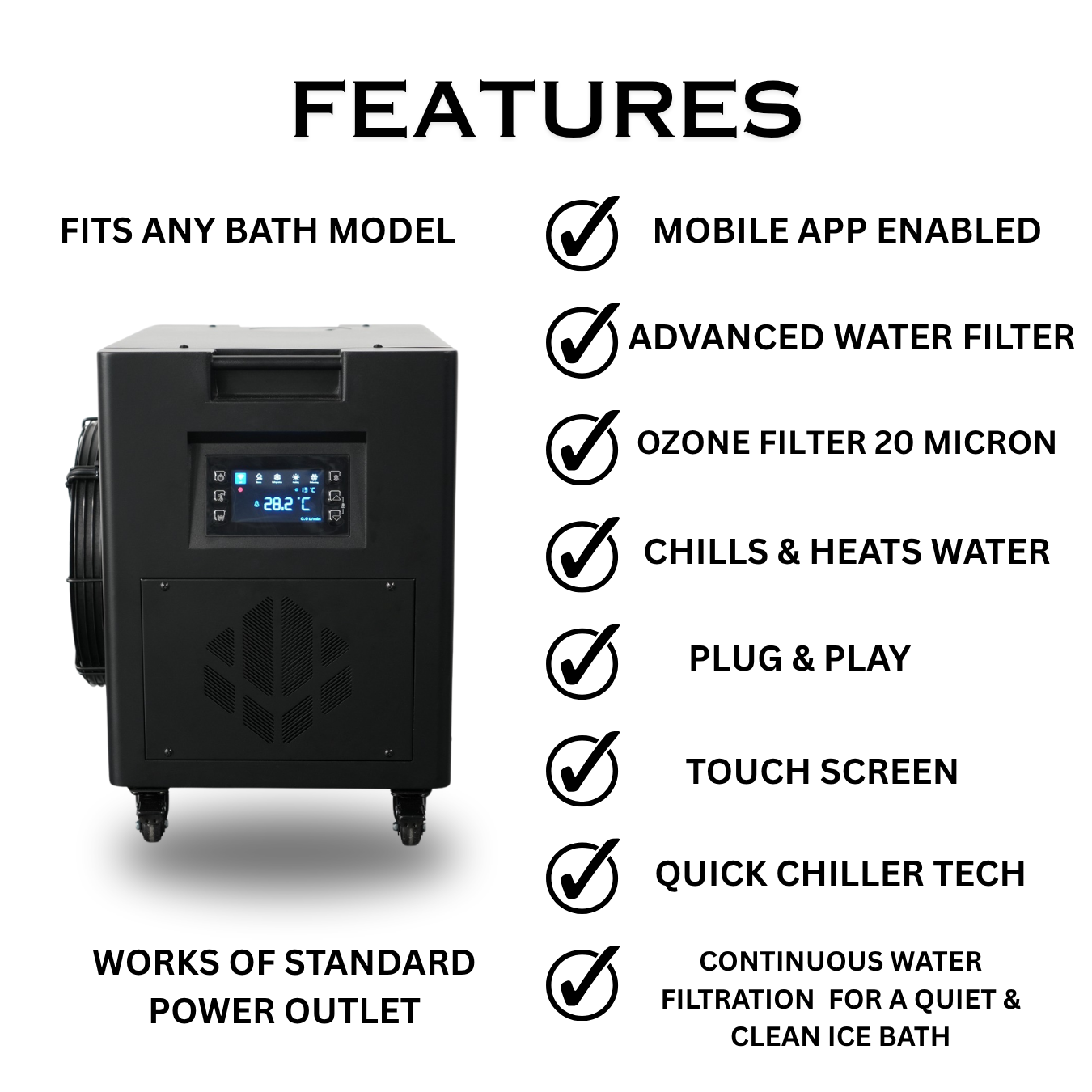 MAX CHILLER 1HP & FREE PRO ICE POD - LIMITED OFFER