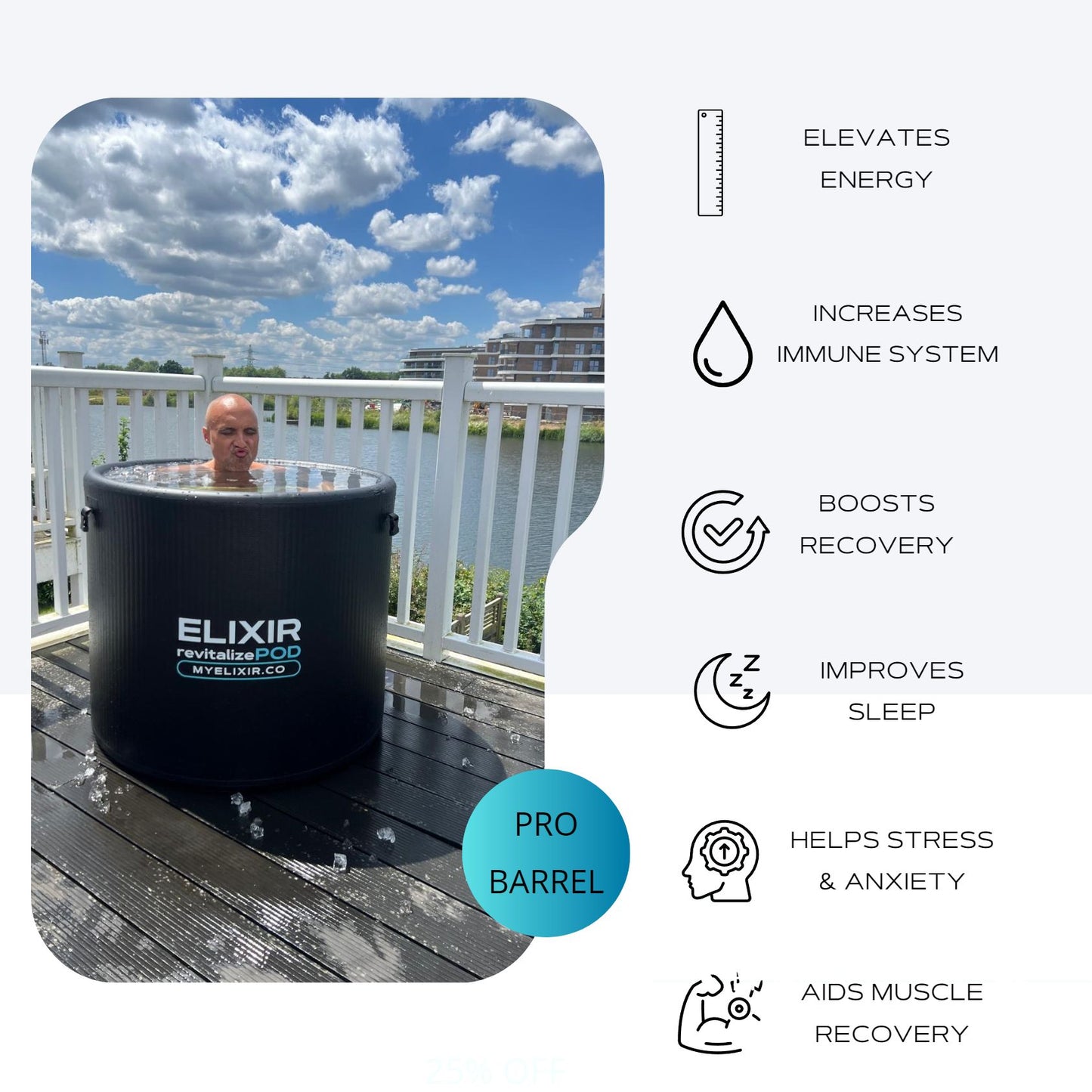 Cold Water Therapy Barrel