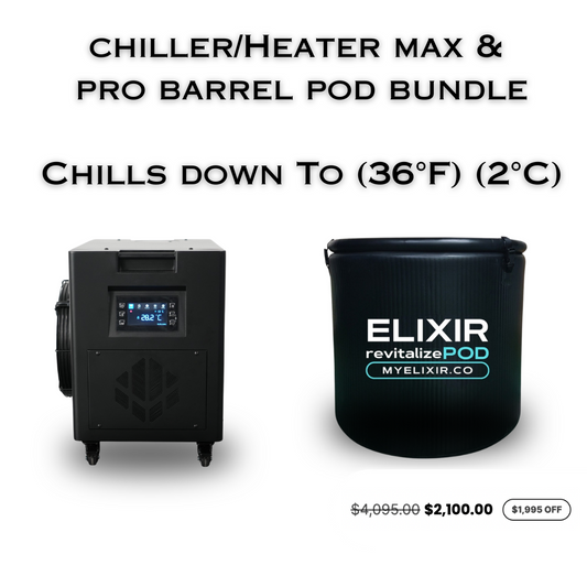 Max Pro Chiller/Heater 1HP & Pro Barrel Pod Bundle - Chills To (36°F) (2°C)